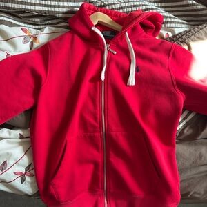 Medium Red polo hoodie